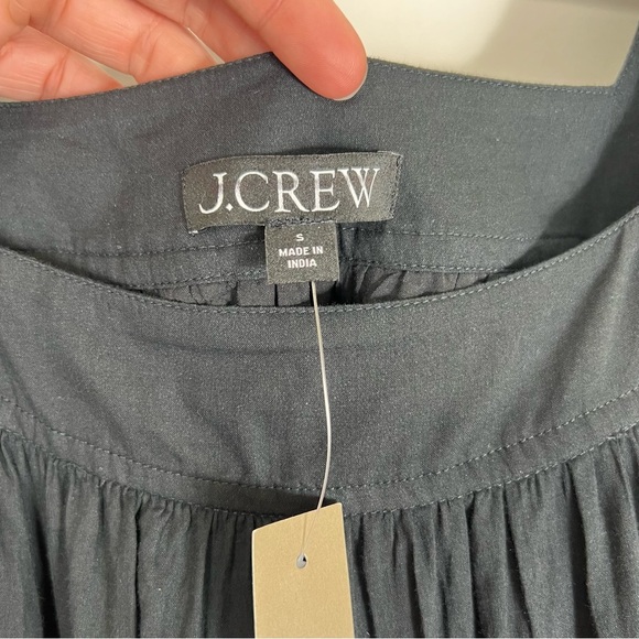 J. Crew Calliste Mini Dress in Cotton Voile in Black Size Small NWT - Picture 5 of 8